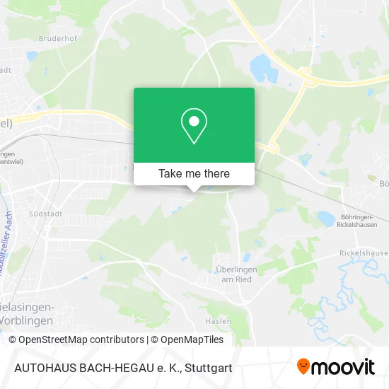Карта AUTOHAUS BACH-HEGAU e. K.