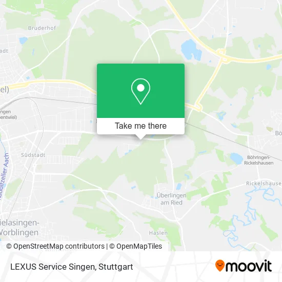 Карта LEXUS Service Singen