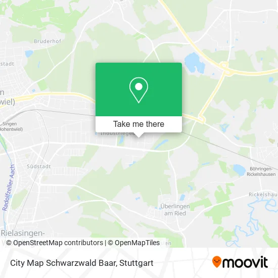 Карта City Map Schwarzwald Baar