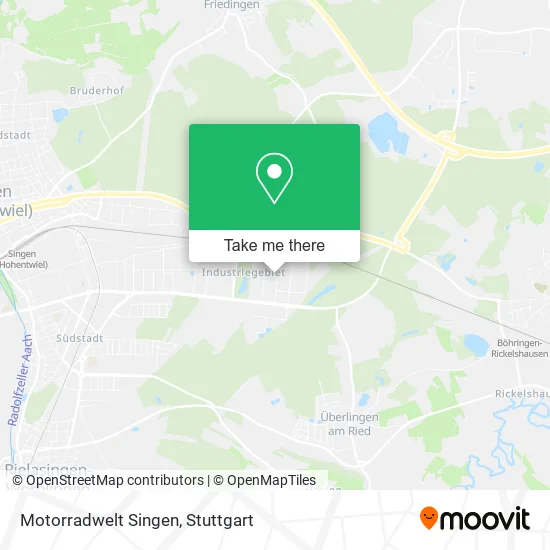Карта Motorradwelt Singen
