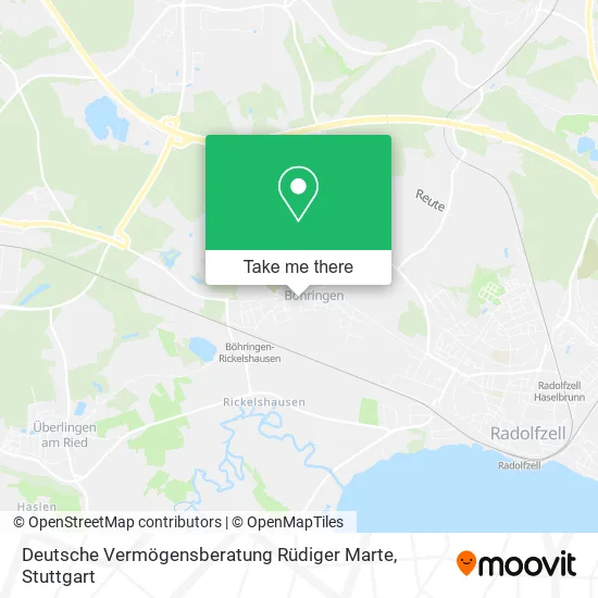 Карта Deutsche Vermögensberatung Rüdiger Marte