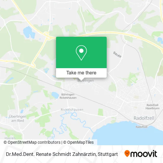 Карта Dr.Med.Dent. Renate Schmidt Zahnärztin