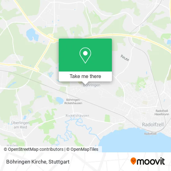 Карта Böhringen Kirche