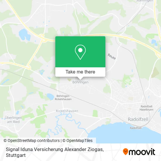Карта Signal Iduna Versicherung Alexander Ziogas