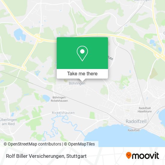 Rolf Biller Versicherungen map