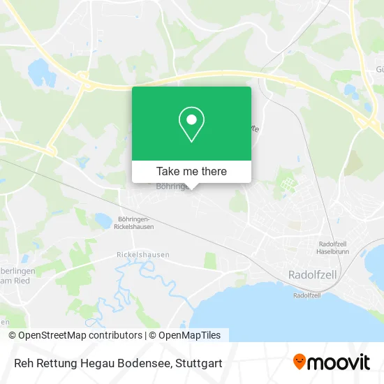 Карта Reh Rettung Hegau Bodensee