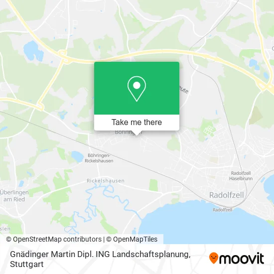 Карта Gnädinger Martin Dipl. ING Landschaftsplanung