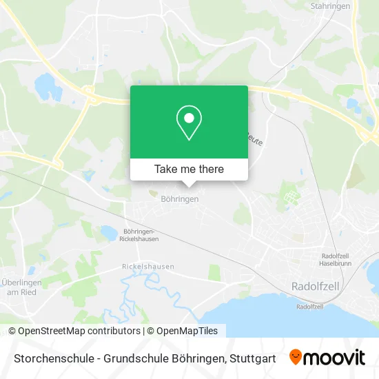 Карта Storchenschule - Grundschule Böhringen
