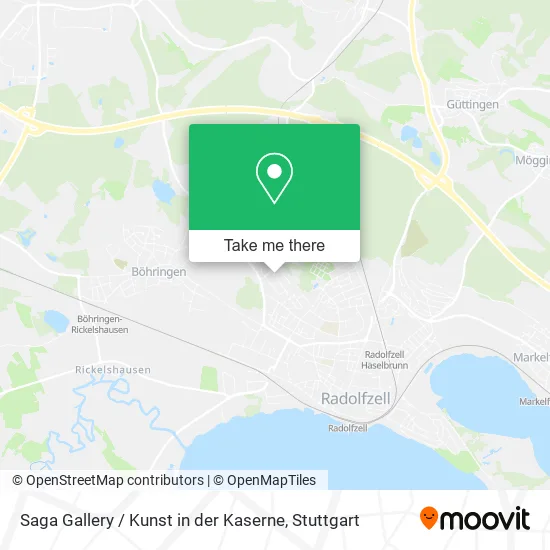 Карта Saga Gallery / Kunst in der Kaserne