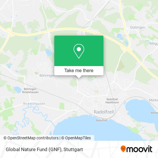 Global Nature Fund (GNF) map