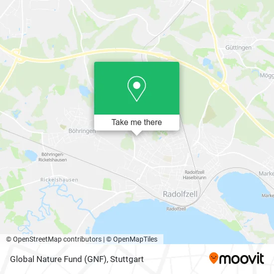 Global Nature Fund (GNF) map