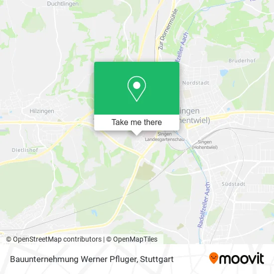 Карта Bauunternehmung Werner Pfluger