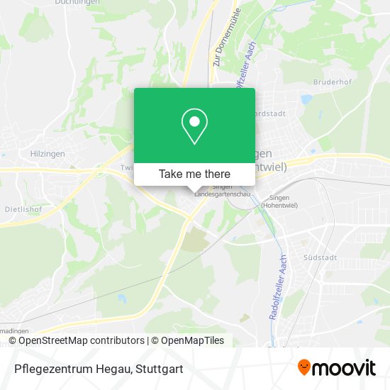 Pflegezentrum Hegau map