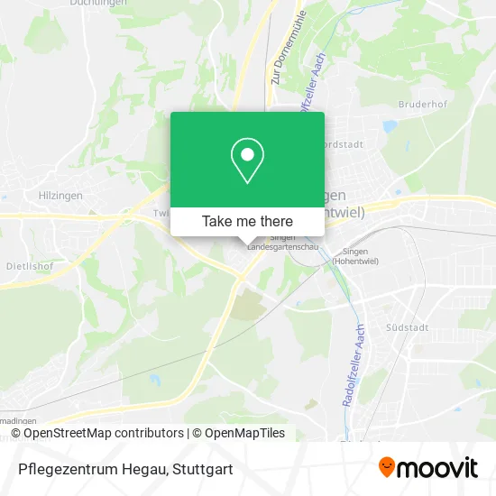 Карта Pflegezentrum Hegau
