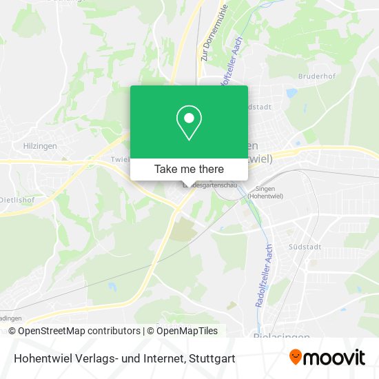 Hohentwiel Verlags- und Internet map