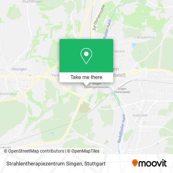 Карта Strahlentherapiezentrum Singen