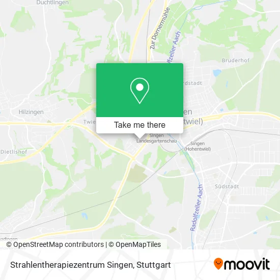 Карта Strahlentherapiezentrum Singen