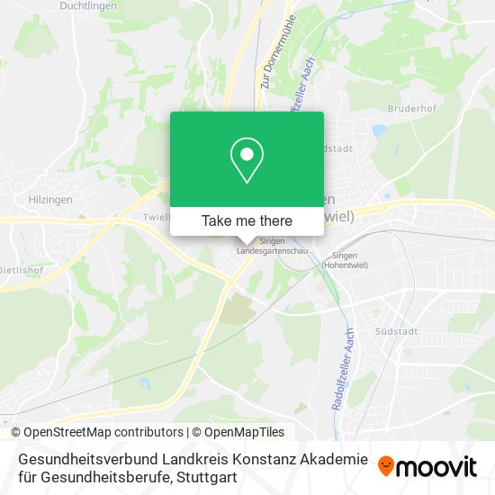 Gesundheitsverbund Landkreis Konstanz Akademie für Gesundheitsberufe map