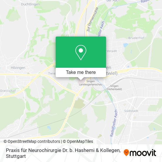 Praxis für Neurochirurgie Dr. b. Hashemi & Kollegen map