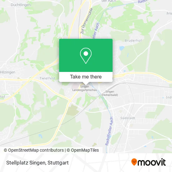 Карта Stellplatz Singen