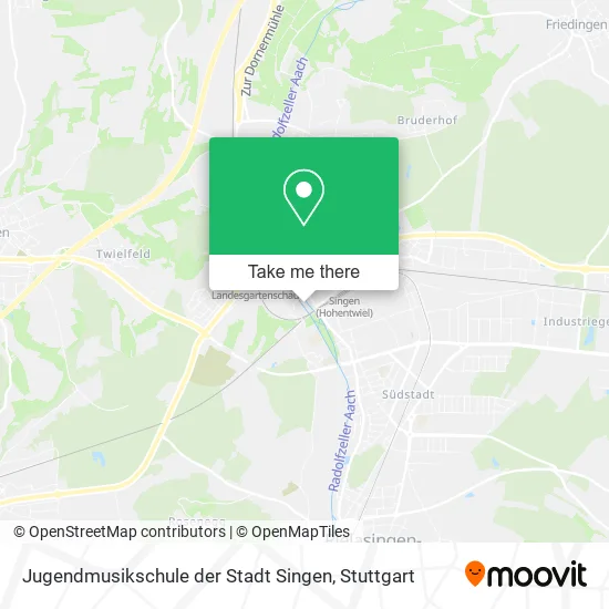 Карта Jugendmusikschule der Stadt Singen