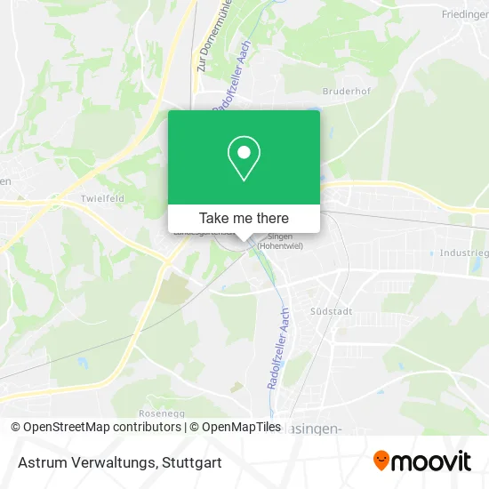 Карта Astrum Verwaltungs