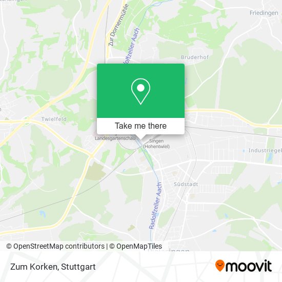 Карта Zum Korken