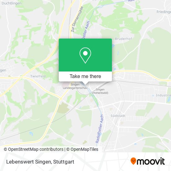 Lebenswert Singen map