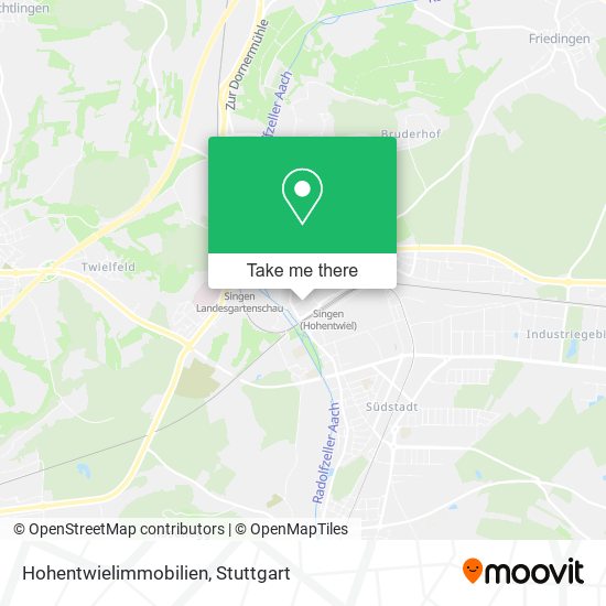 Hohentwielimmobilien map