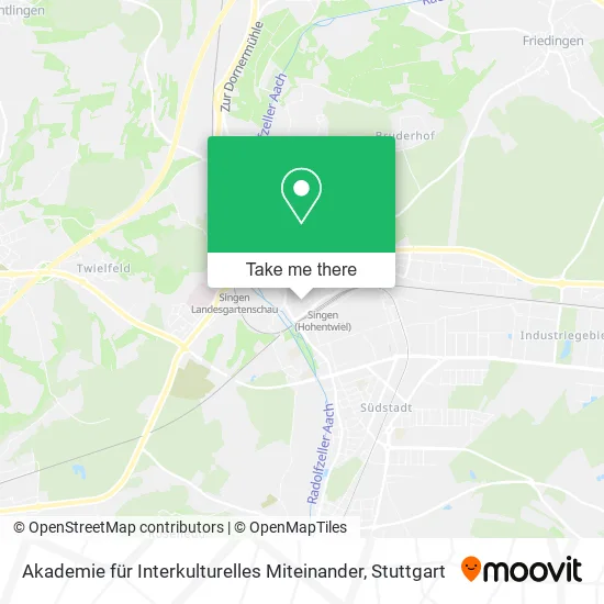 Карта Akademie für Interkulturelles Miteinander