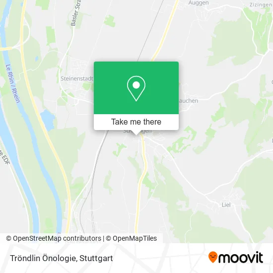 Карта Tröndlin Önologie