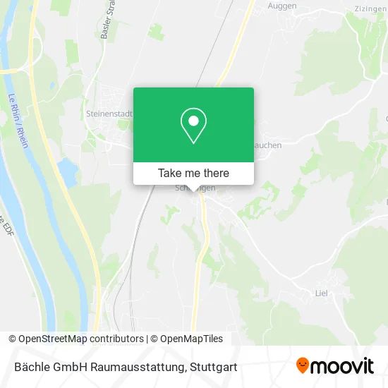 Карта Bächle GmbH Raumausstattung