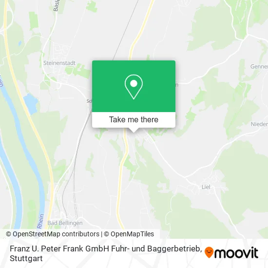Карта Franz U. Peter Frank GmbH Fuhr- und Baggerbetrieb