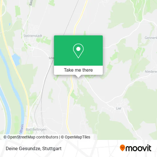 Карта Deine Gesundze