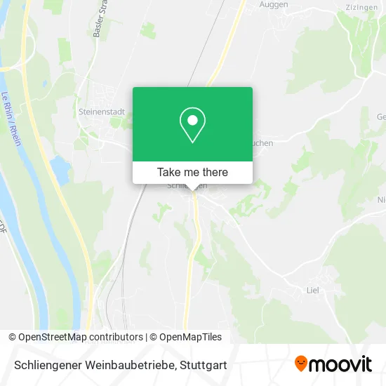 Карта Schliengener Weinbaubetriebe
