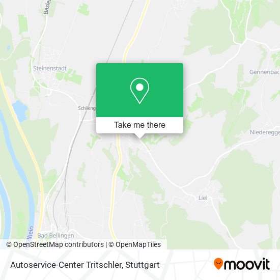 Autoservice-Center Tritschler map