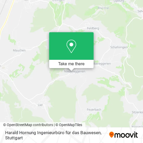 Карта Harald Hornung Ingenieurbüro für das Bauwesen