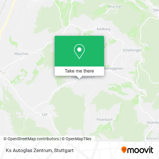 Ks Autoglas Zentrum map