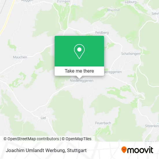 Карта Joachim Umlandt Werbung