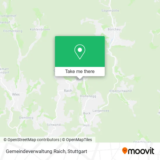 Карта Gemeindeverwaltung Raich