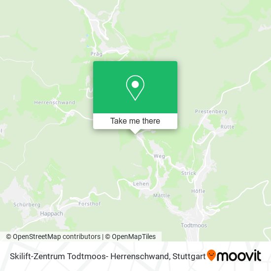 Skilift-Zentrum Todtmoos- Herrenschwand map