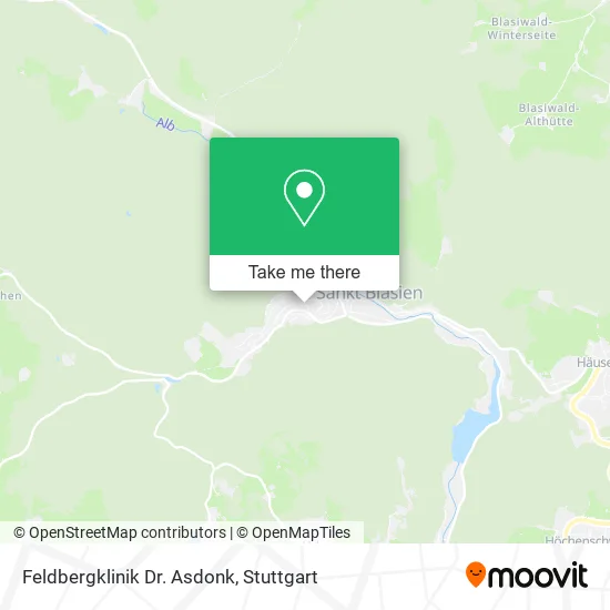 Карта Feldbergklinik Dr. Asdonk
