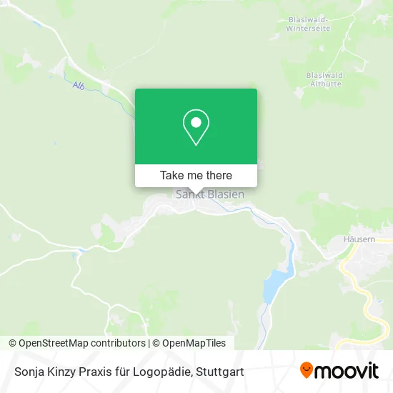 Карта Sonja Kinzy Praxis für Logopädie