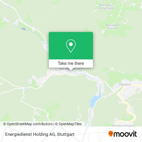 Energiedienst Holding AG map