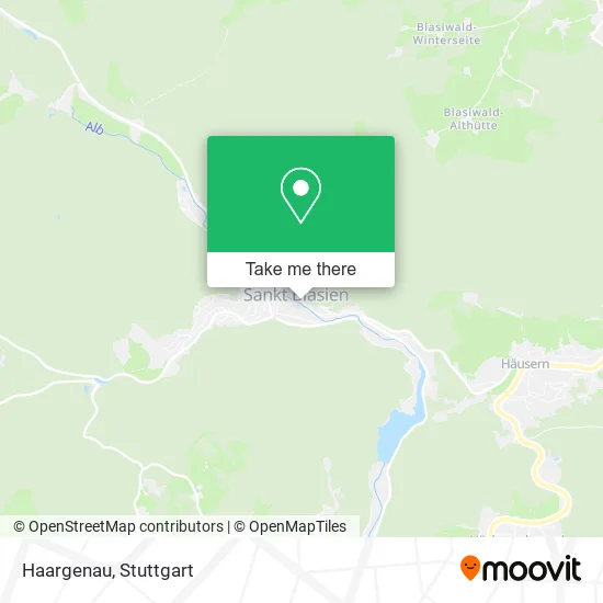 Карта Haargenau