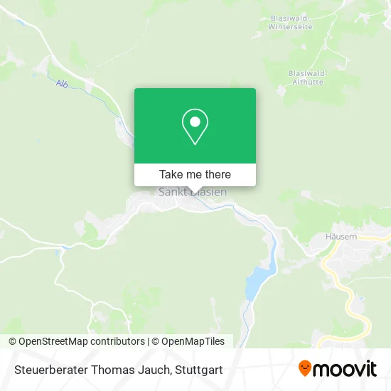 Карта Steuerberater Thomas Jauch