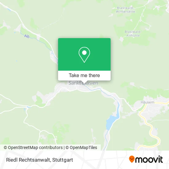 Карта Riedl Rechtsanwalt