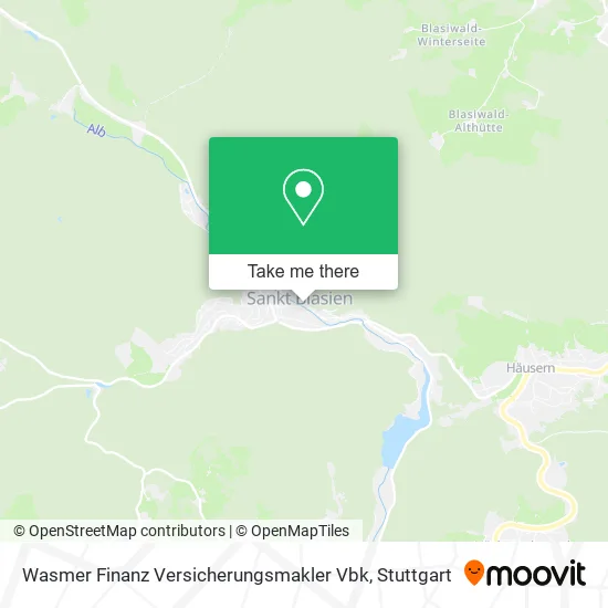 Карта Wasmer Finanz Versicherungsmakler Vbk