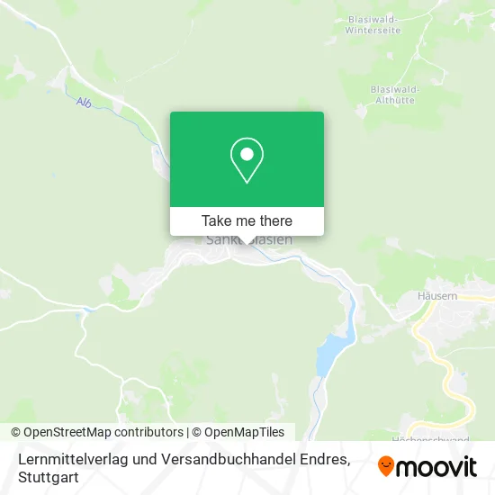Карта Lernmittelverlag und Versandbuchhandel Endres