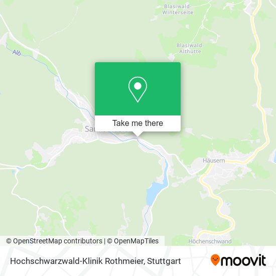 Hochschwarzwald-Klinik Rothmeier map